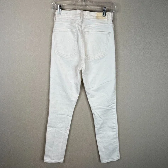 Citizen of Humanity Women's Olivia High Rise Slim Ankle Jeans White Size 25 - Picture 2 of 16